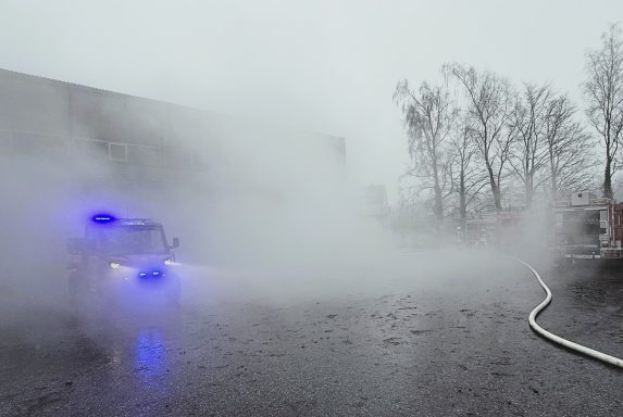 Feuerwehrübung Effektgestaltung