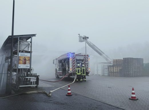 Feuerwehrübung Effektgestaltung
